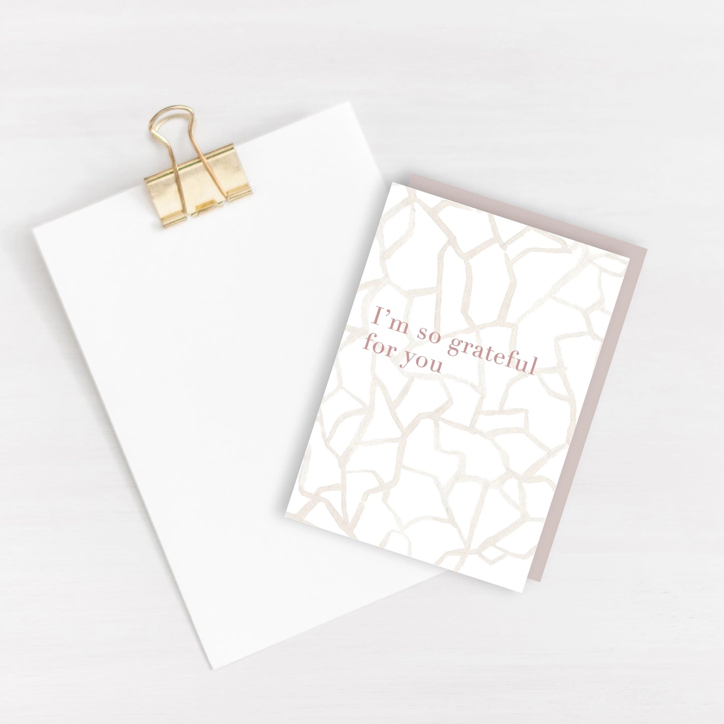 "I'm So Grateful for You" Card