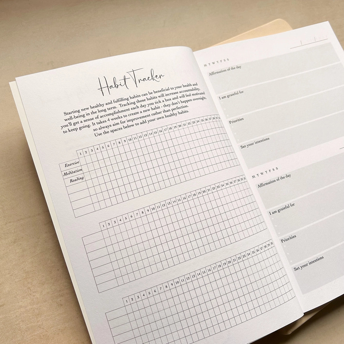 Morning Thoughts - Well-being Journal
